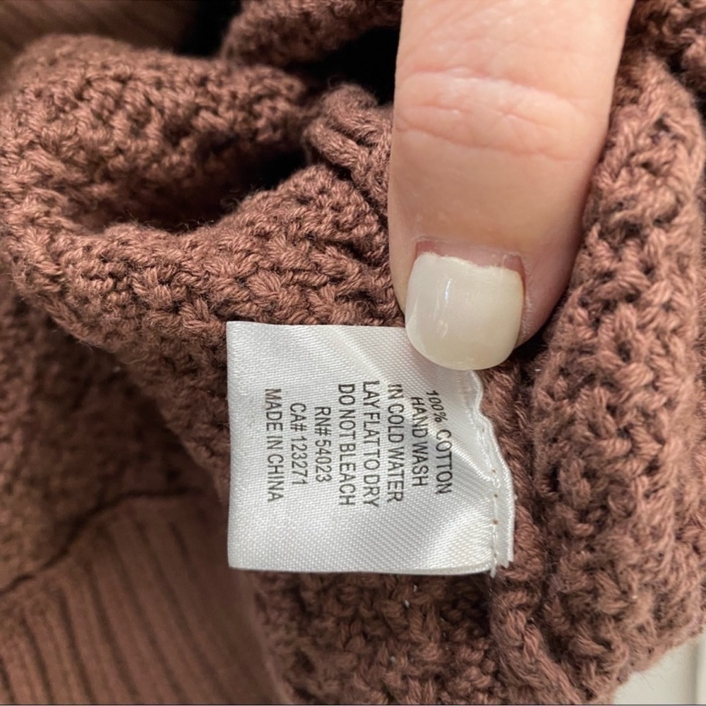 Lamade brown chunky sweater - Picture 4 of 7